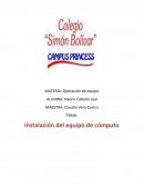 Ejemplo de el Traslador de equipo