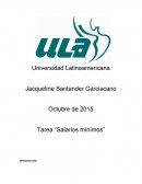 Salarios mínimos