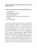 ANUNCIO PUBLICITARIO SALIDO AL MERCADO QUE NO TUVO UN GRAN IMPACTO.