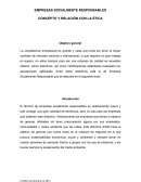 Empresas socialmente responsables. CONCEPTO Y RELACIÓN CON LA ÉTICA