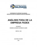 FedEx Análisis FODA