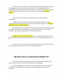 METODO PARA LA COTIZACION DE INDIRECTOS