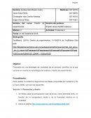 Diseño de experimentos. Evidencia 2