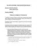 TALLER ECONOMÍA Y NEGOCIOS