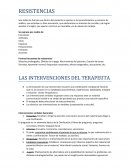 RESISTENCIAS Son todas las fuerzas