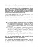 La historia de esta película Trascender su principal idea que nos da a nosotros como personas es la investigación más avanzada en cuanto a la creación o la renovación de la inteligencia artificial