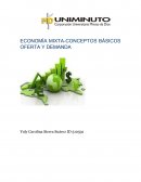 ECONOMÍA MIXTA-CONCEPTOS BÁSICOS OFERTA Y DEMANDA