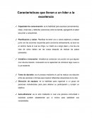 Características que llevan a un líder a la excelencia