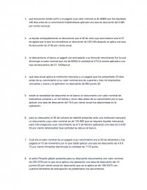 Qué descuento simple sufrir a un pagaré. Página 1