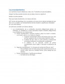 Los mandamientos. Los 3 primeros hacen referencia a dios y los 7 restantes son para el prójimo