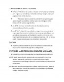 CONCURSO MERCANTIL Y QUIEBRA