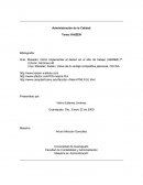 Administración de la Calidad caso KAIZEN