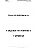Manual del Usuario - Conjunto Residencial y Comercial