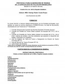 PROTOCOLO PARA ELABORACIÓN DE TESINAS