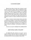 La conversion de pablo
