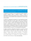 Importancia de un departamento de exportación