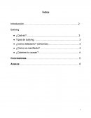 ¿Qué es? y Tipos de bullying