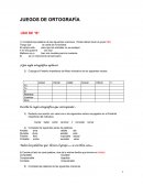 Juegos de ortografía uso de B