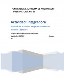 Literatura Actividad Integradora