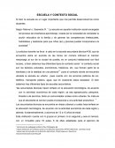 ESCUELA Y CONTEXTO SOCIAL Si bien la escuela es un lugar importante que nos permite desenvolvernos como docentes