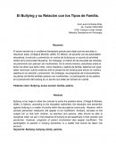El Bullying y su Relación con los Tipos de Familia