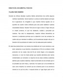 ENSAYO DEL DOCUMENTAL FOOD INC