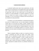 PLANEACIÓN BIEN DISEÑADA
