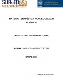 TERAPÉUTICA PARA EL CUIDADO HOLÍSTICO