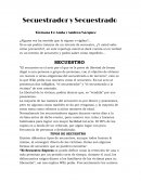 Secuestrador y Secuestrado ¿Alguna vez ha sentido que lo siguen o vigilan?