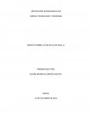 ENSAYO SOBRE LA PELÍCULA DE WALL·E