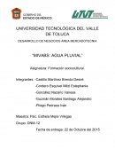 DESARROLLO DE NEGOCIOS ÁREA MERCADOTECNIA “MIVABS: AGUA PLUVIAL”