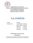La Justicia (INTRODUCCION AL DERECHO)