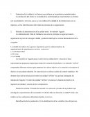 Naturaleza de la calidad y los factores que influyen en los productos manufacturados