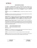 ANEXO CONTRATO DE TRABAJO