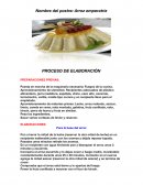 Puesta en marcha de la maquinaria necesaria: Fuegos de la cocina.