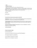 Breve descripción del/los tema/s a trabajar del documental