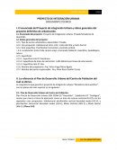 Proyecto de integracion urbana
