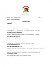 TRABAJO EN CLASE DE FILOSOFIA - CONCEPTOS:. Página 1