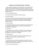 DERECHO INTERNACIONAL PRIVADO CUESTIONARIO