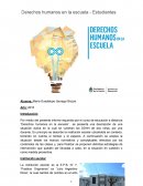 Derechos Humanos en las escuelas