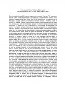 Informe de la Tercer Visita de Observación