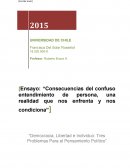 Consecuencias del confuso entendimiento de persona, una realidad que nos enfrenta y nos condiciona
