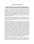 Reseña sobre Revolución Francesa