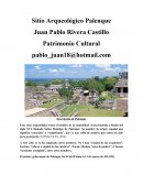 Sitio Arqueológico Palenque: Descripción