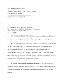 JUICIO ORDINARIO LABORAL.. Página 1