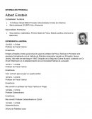 Curriculum vitae de albert einstein