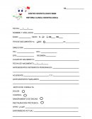 Modelo de Histroria clínica