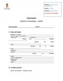 Anamnesis Historial Criminológico – Adulto