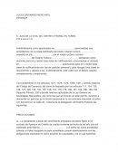 JUICIO ORDINARIO MERCANTIL DEMANDA