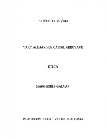 Unos Proyectos de Vida. Página 1